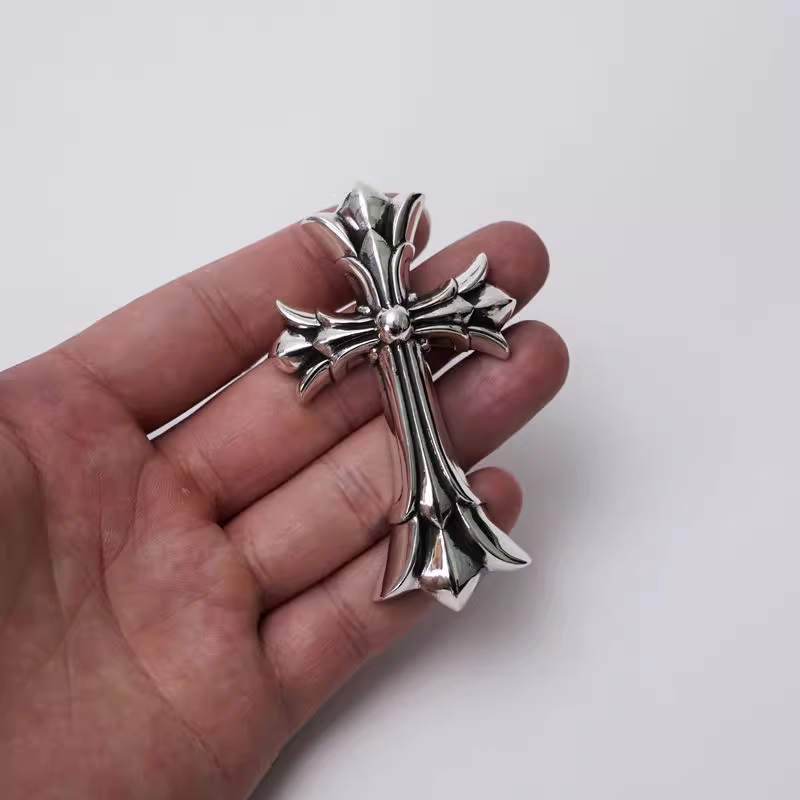LARGE DOUBLE CROSS PENDANT