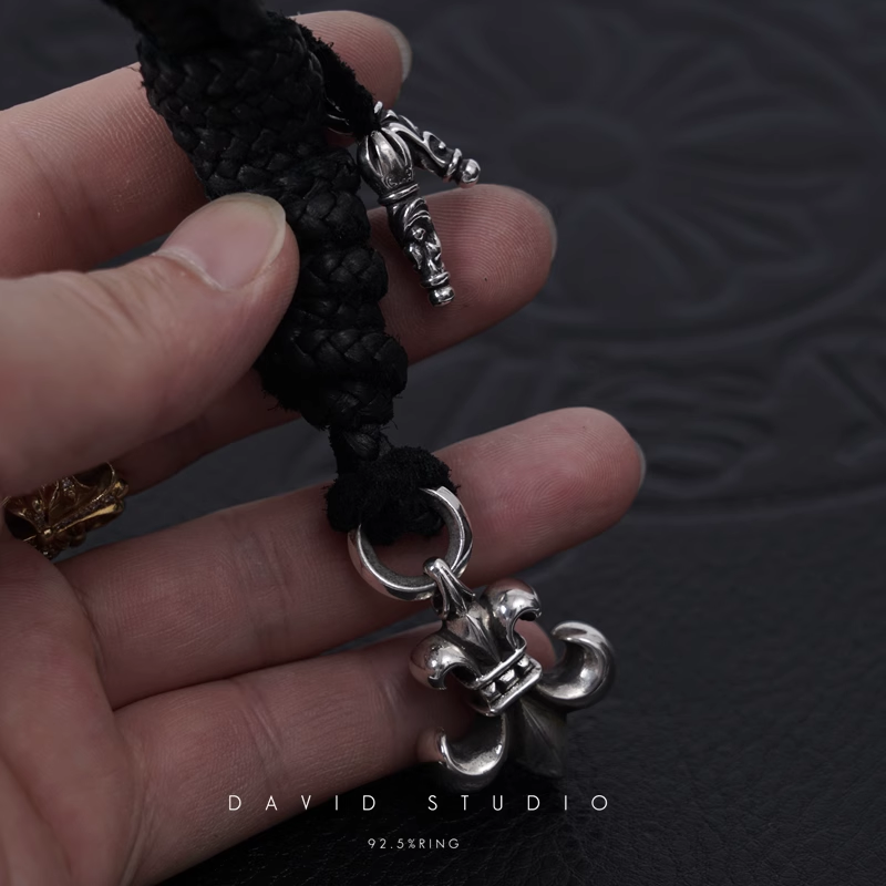 BS FLEUR CHARM – LEATHER BRAID
