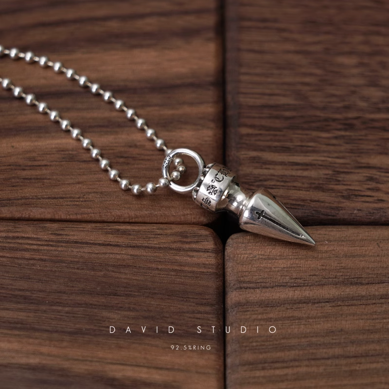 SPIKE PENDANT – BALL CHAIN