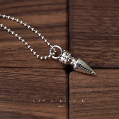 SPIKE PENDANT – BALL CHAIN