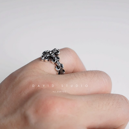 FILIGREE CROSS RING