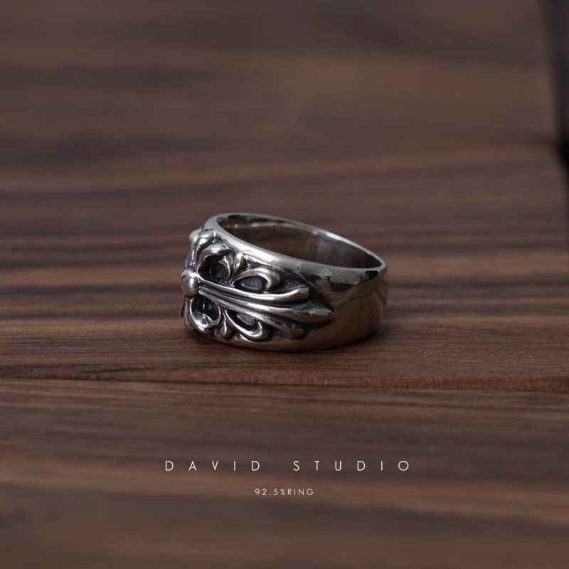 FLORAL CROSS RING