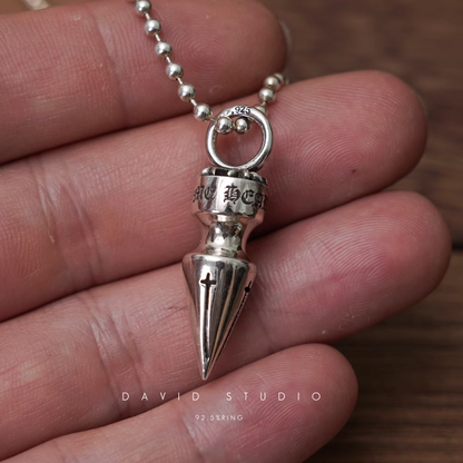 SPIKE PENDANT – BALL CHAIN