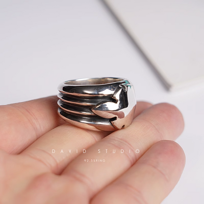 BIG FLEUR TAIL RING