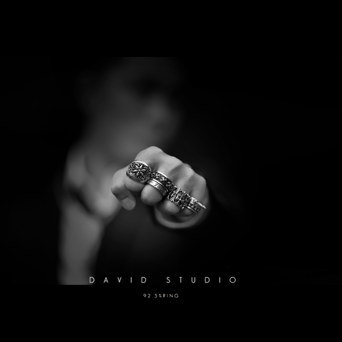 TRIPLE SPIKE RING