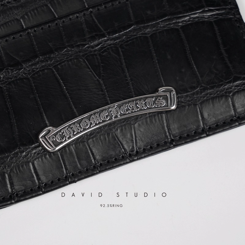 CROCODILE LEATHER CARD HOLDER