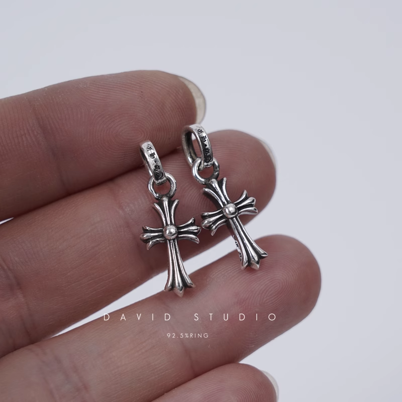 CROSS BABYFAT DROP EARRINGS