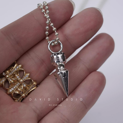 SPIKE PENDANT – BALL CHAIN