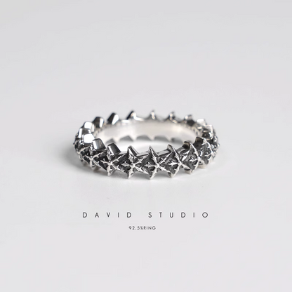 5 SIDED STAR LOOP RING