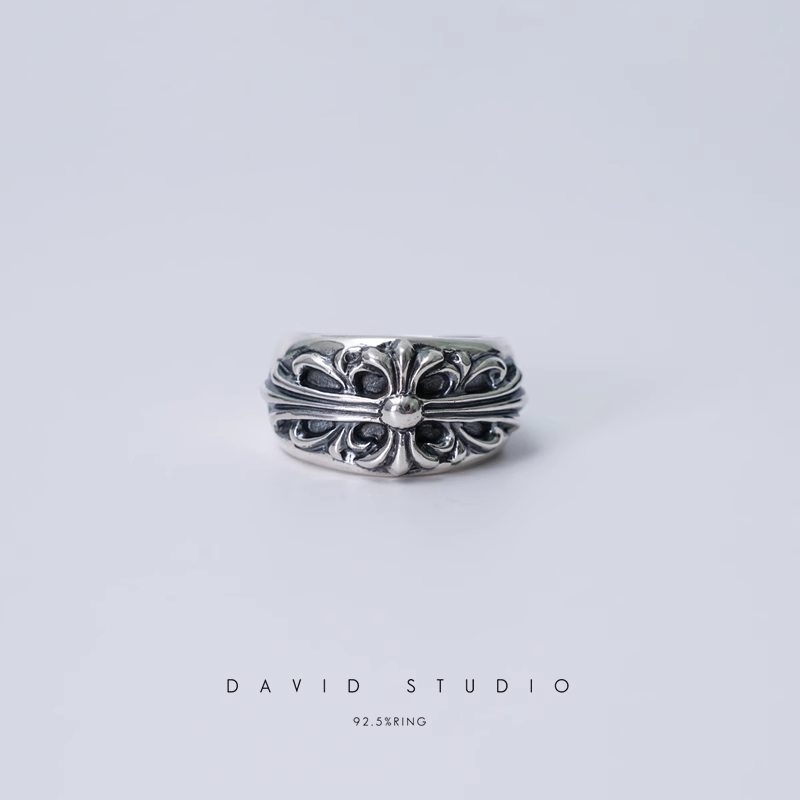 FLORAL CROSS RING