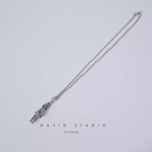 LARGE FOTI SKIPPY PENDANT – ROLL CHAIN