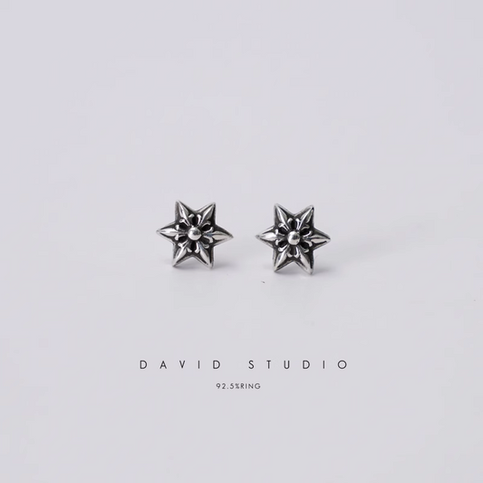 CUT OUT STAR EARRING