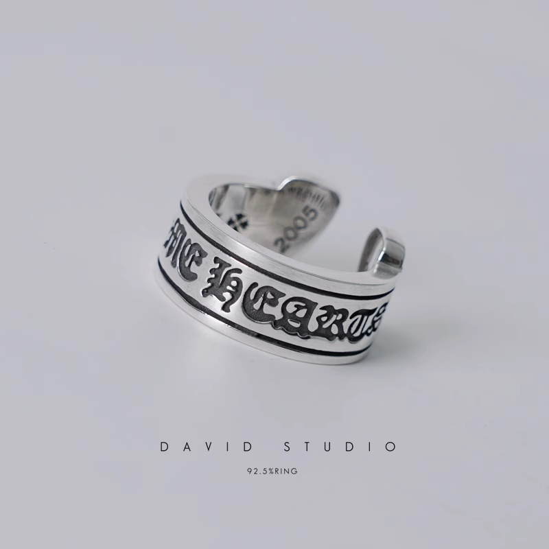 SCROLL LABEL RING