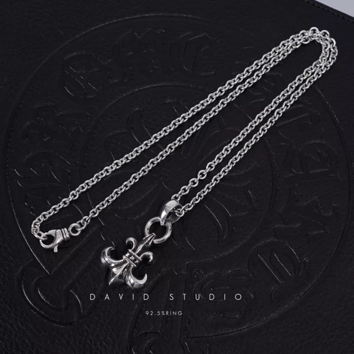 BS FLEUR PENDANT WITH BAIL – ROLL CHAIN