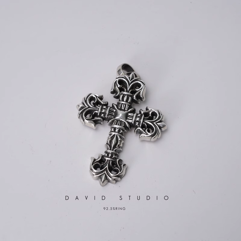 LARGE FILIGREE CROSS PENDANT