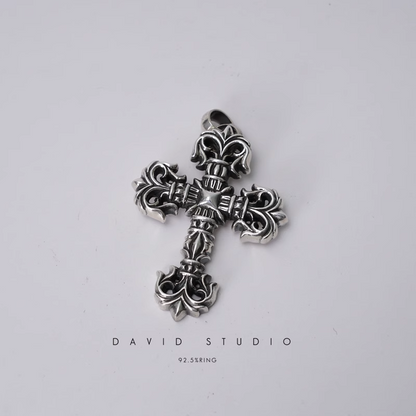 LARGE FILIGREE CROSS PENDANT
