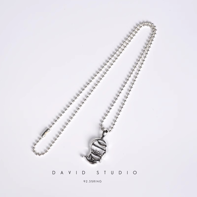 CH LOGO PENDANT – BALL CHAIN