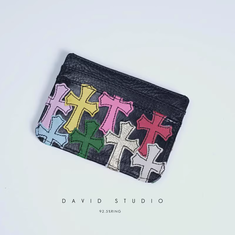MULTI COLOR CROSS CARD HOLDER
