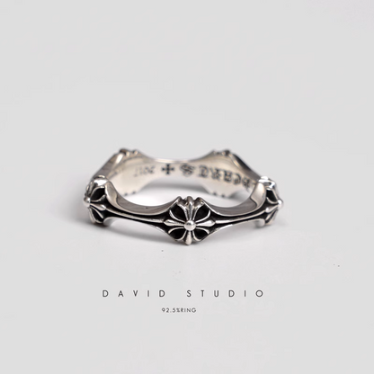 CHROME HEARTS CH PLUS & BONE RING