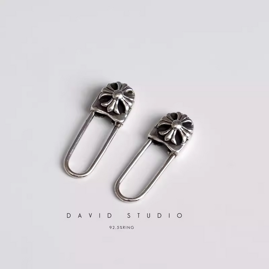 SAFETY PIN EARRINGS