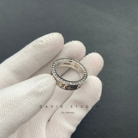 6MM FOREVER RING WITH MOISSANITE– SPACER