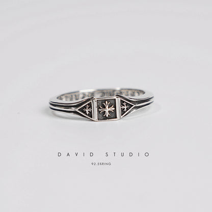 CHROME HEARTS TRIPLE CROSS DECO RING