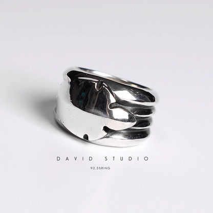 BIG FLEUR TAIL RING