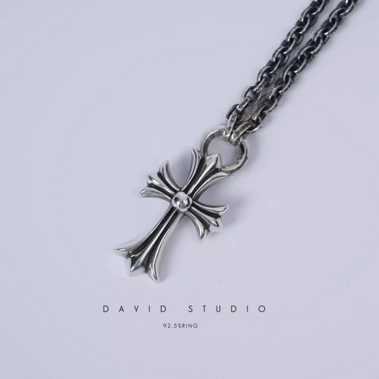 SMALL CROSS PENDANT WITH BAIL – PAPER CHAIN（PACKAGE）