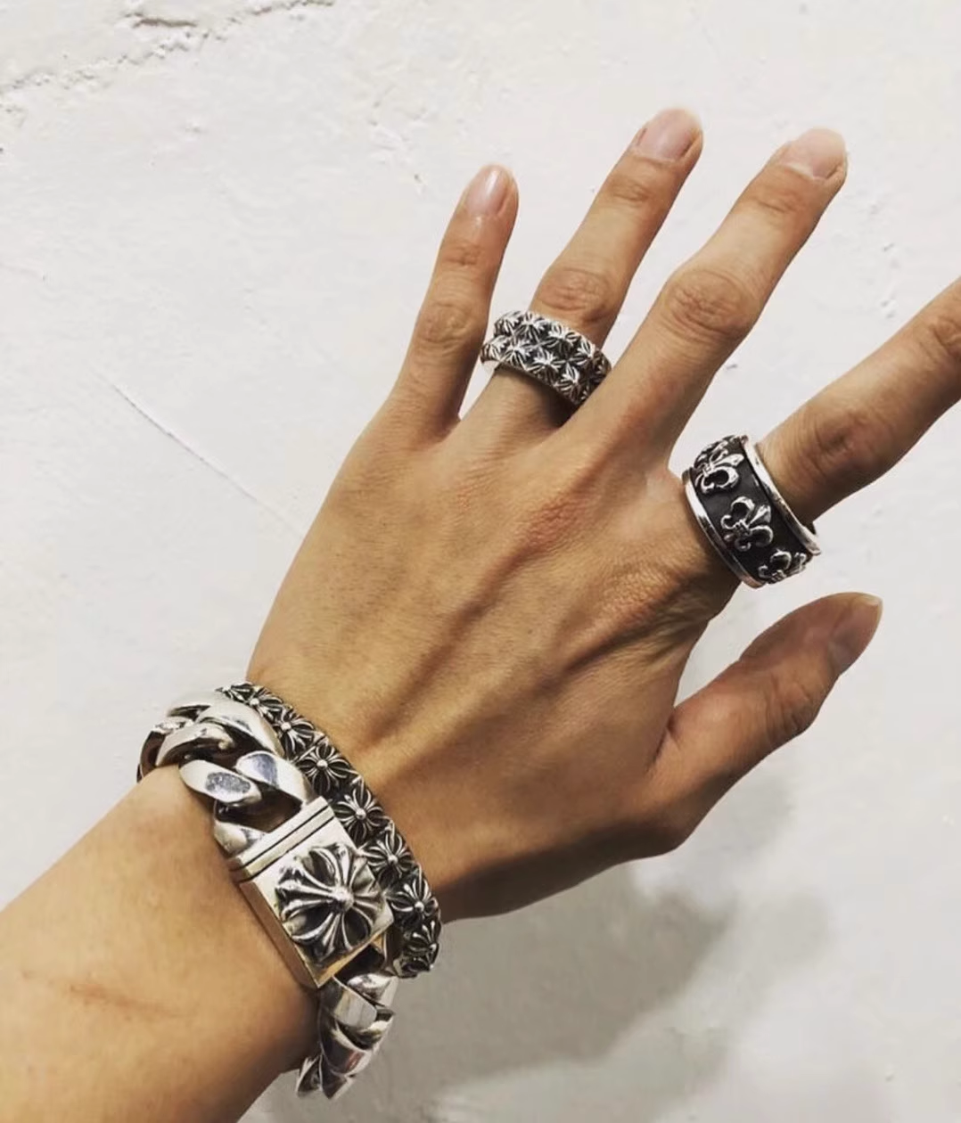 BS FLEUR SPINNER RING