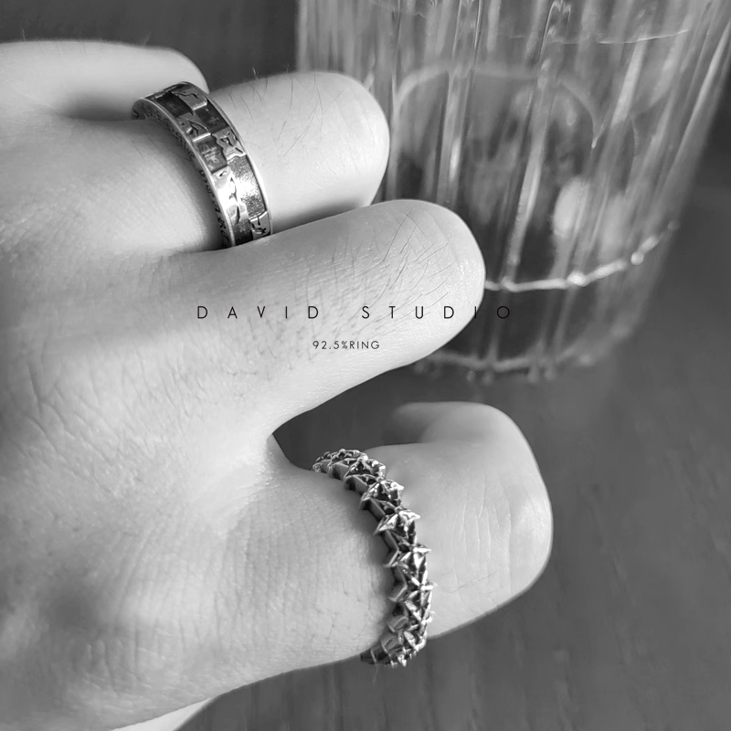 5 SIDED STAR LOOP RING