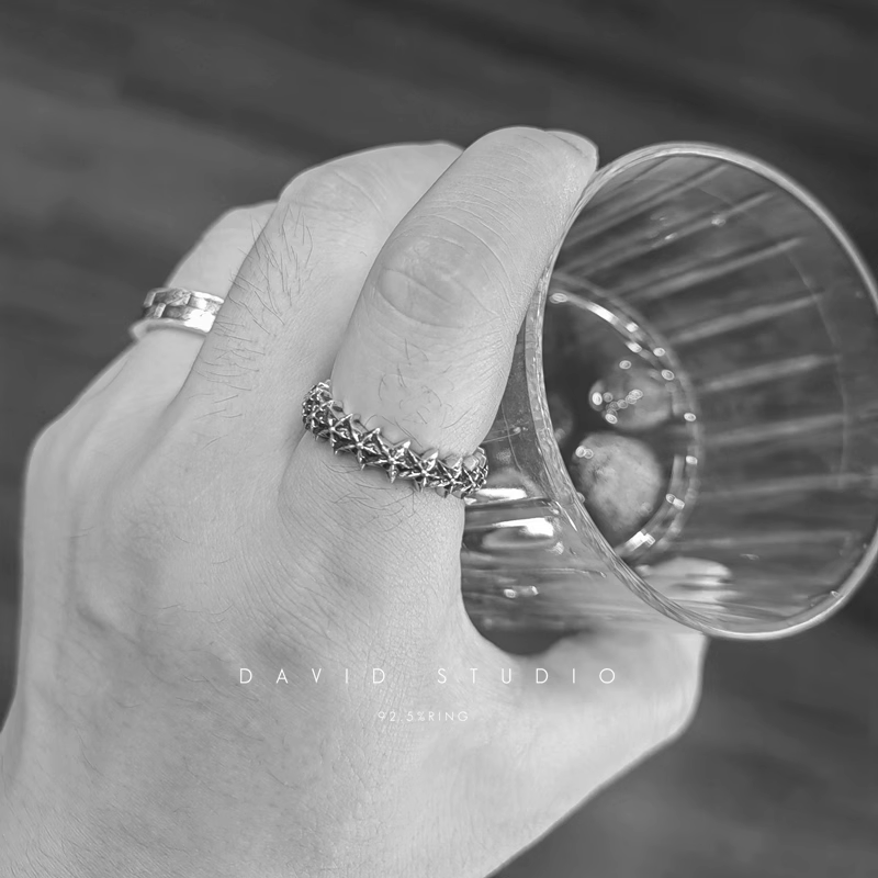 5 SIDED STAR LOOP RING
