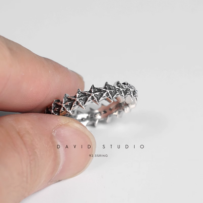 5 SIDED STAR LOOP RING