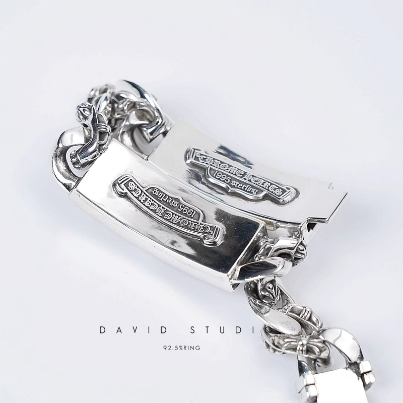 DOUBLE ID FANCY LINK BRACELET