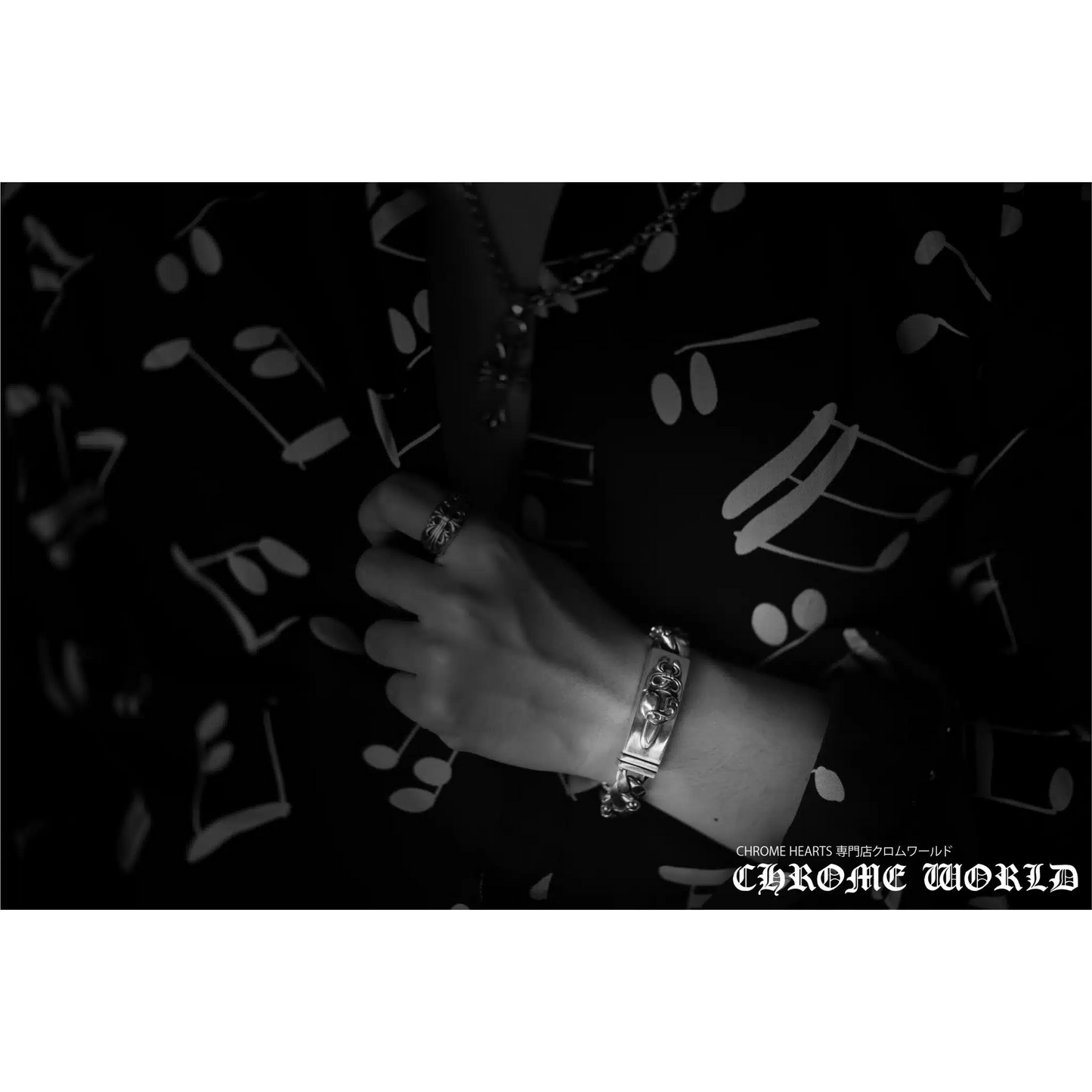 DOUBLE ID FANCY LINK BRACELET