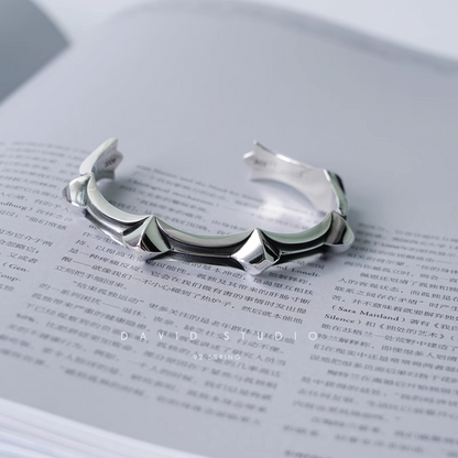 LARGE GEM STUD CUFF