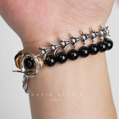 CROSSTAIL BRACELET WITH LOGO TAG
