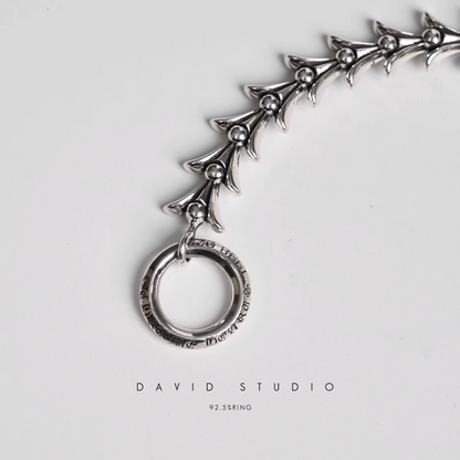 CROSSTAIL BRACELET WITH LOGO TAG