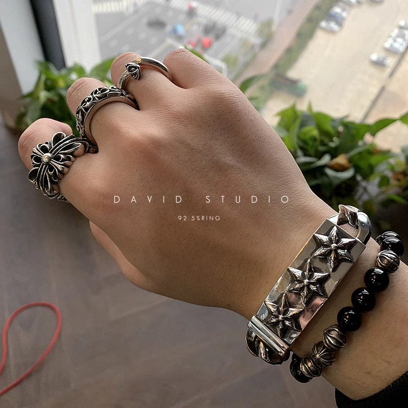 6 SIDED STAR ID BRACELET