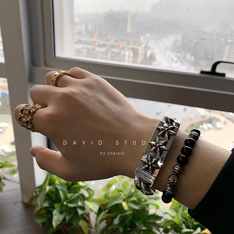 6 SIDED STAR ID BRACELET