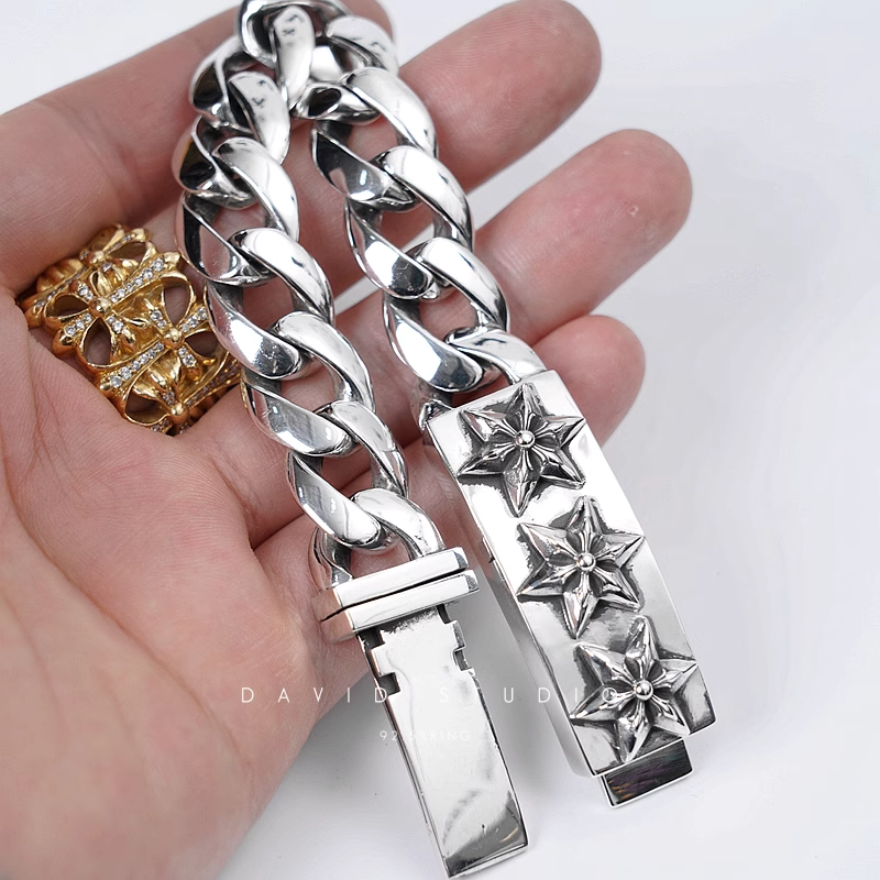 6 SIDED STAR ID BRACELET