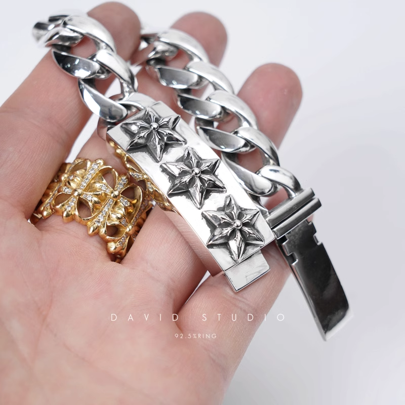 6 SIDED STAR ID BRACELET