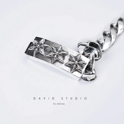 6 SIDED STAR ID BRACELET