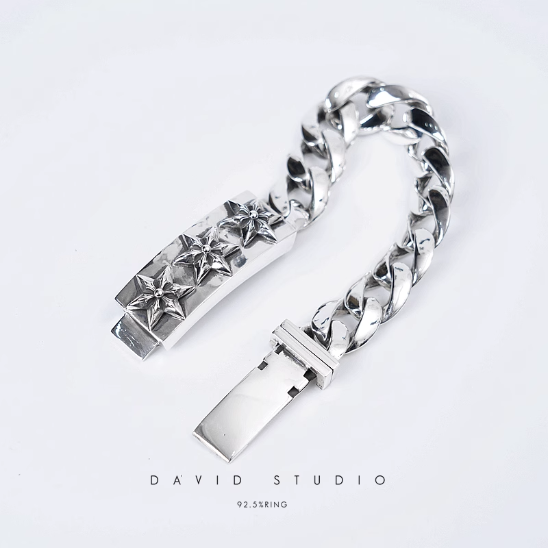 6 SIDED STAR ID BRACELET