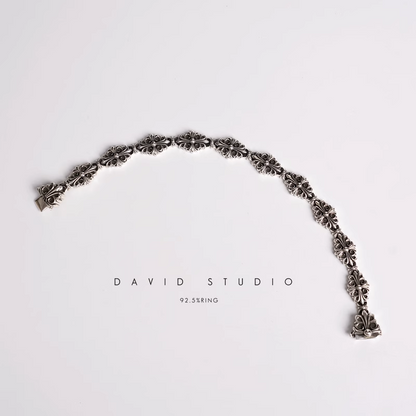 BABYFAT CROSS FLEUR PATTERN BRACELET