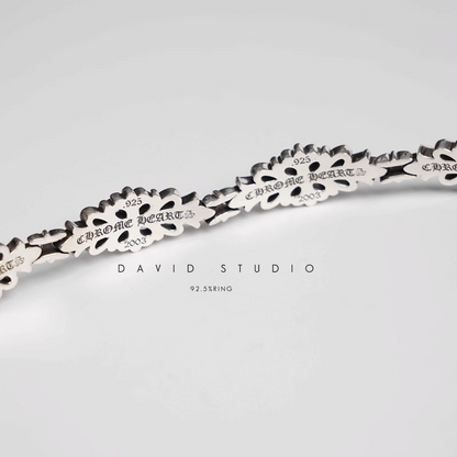 DOUBLE CROSS PATTERN BRACELET