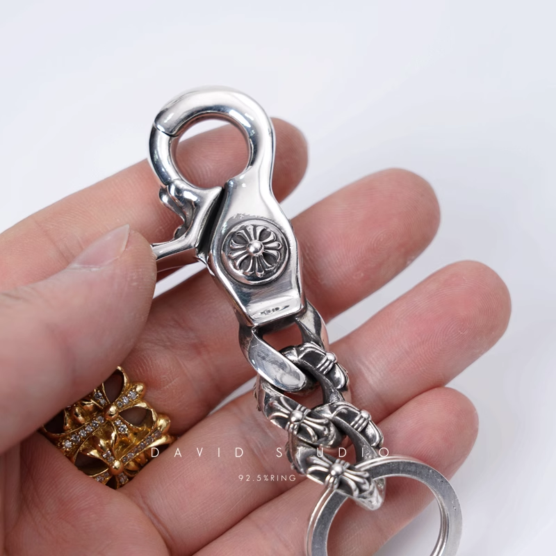 DOUBLE DAGGER KEY RING