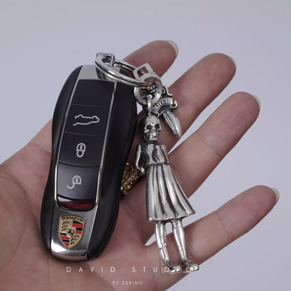 FOTI SKIPPY AND DAGGER KEY RING