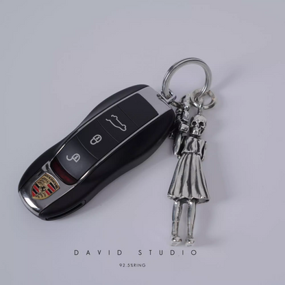 FOTI SKIPPY AND DAGGER KEY RING
