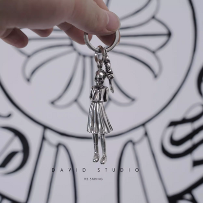 FOTI SKIPPY AND DAGGER KEY RING