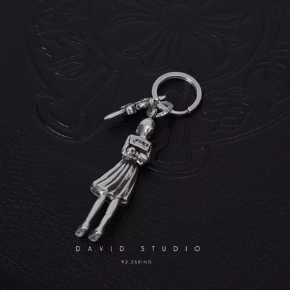 FOTI SKIPPY AND DAGGER KEY RING